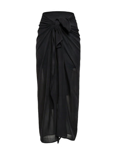 Mocona hør sarong - Sort