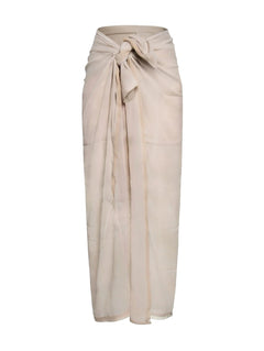 Mocona hør sarong - Champagne