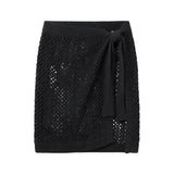 Tugela Knitted Sarong - Sort