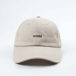 Wiild Swimwear Mahua Cap in beige color in front view