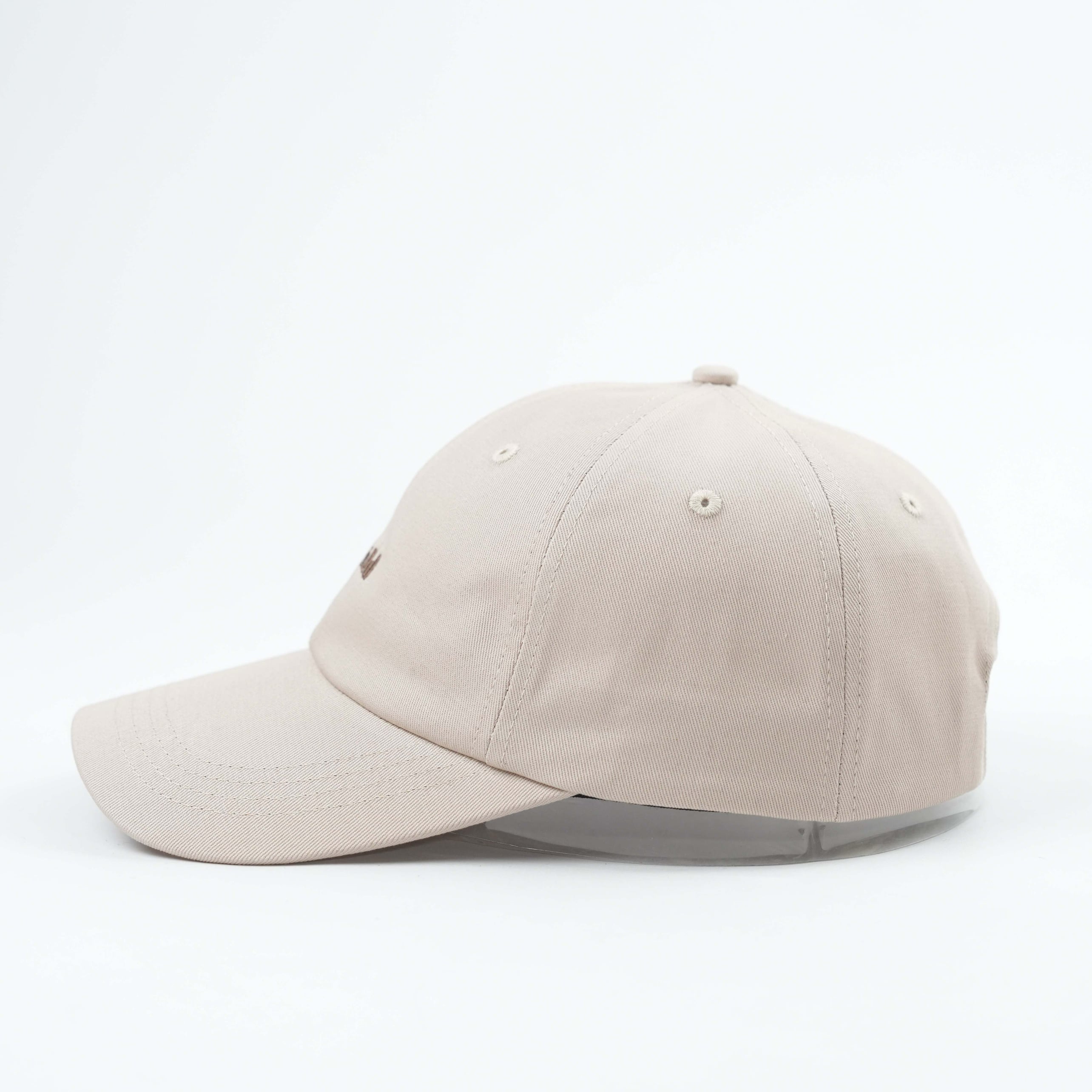 Wiild Swimwear Mahua Cap in beige color  viewed from the side