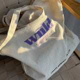 Stor beige tote bag til byen og stranden