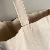 Wiild Swimwear stor beige tote bag